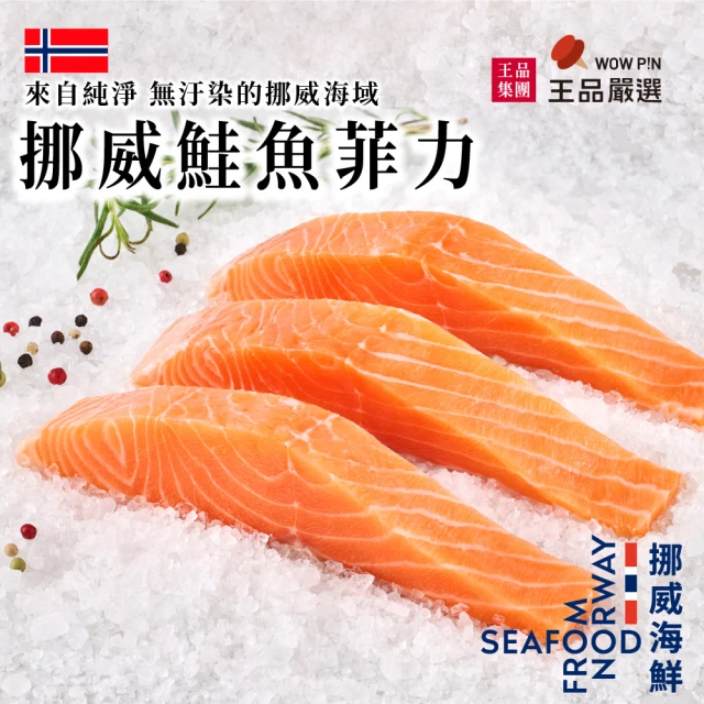 【王品集團】王品嚴選/精選挪威鮭魚菲力 6片裝(120Gx6片/包)