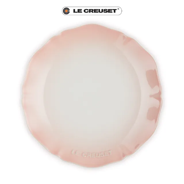 【Le Creuset】凡爾賽花園系列瓷器圓盤 25cm(淡粉紅/淡粉紫/櫻花粉/湖水綠)
