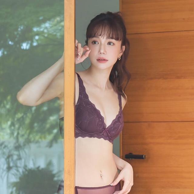【曼黛瑪璉】包覆提托經典無鋼圈內衣 B-E罩杯(玫紅紫)