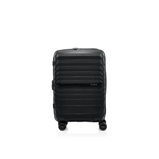 【Samsonite 新秀麗】20吋 OCTOLITE NEO 可擴充大容量防盜拉鍊輕量PP耐衝擊行李箱/水漾箱/登機箱(黑)