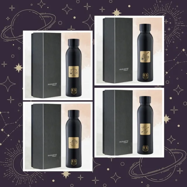【Bugatti 布加迪】義大利金典12星座保溫瓶禮盒500ml(316醫療級不鏽鋼/送禮首選)