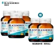 【BLACKMORES 澳佳寶】四倍金粹濃縮深海魚油 3入組(共90顆 孫語霙營養師代言 Omega-3 高濃度85% rTG型態)