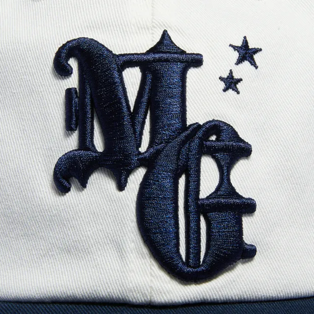 【Mark Gonzales】MG 字母刺繡棒球帽-深藍色