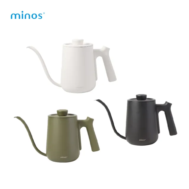 【Minos】600ml手沖壺 純色款 304不鏽鋼(內含刻度 多種顏色 高質感外型)