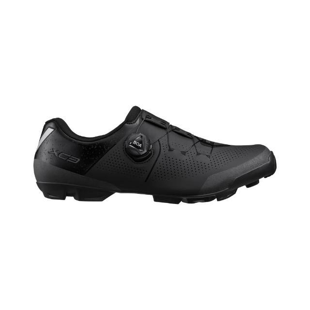 【SHIMANO】XC302 登山車鞋 動力鞋楦 寬版 黑色