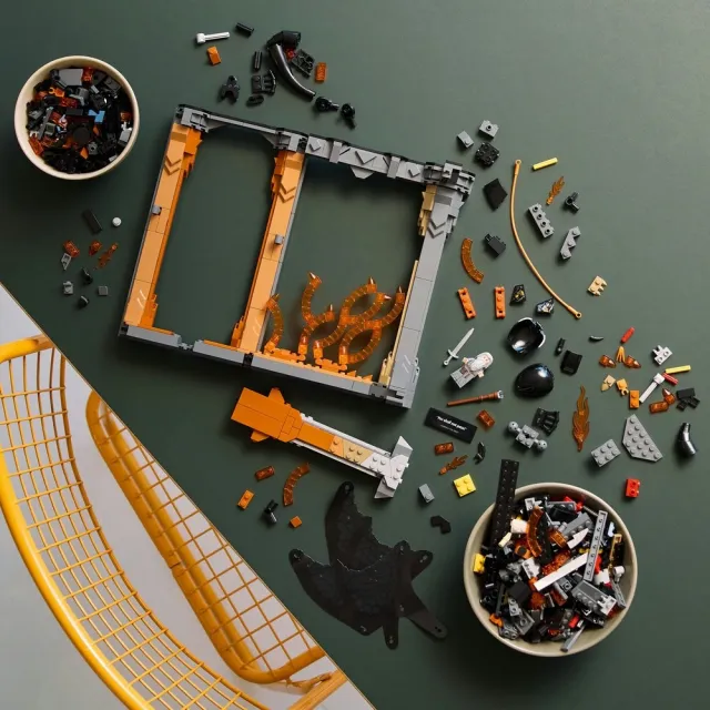 【LEGO 樂高】Icons 10367 魔戒：炎魔 書擋擺飾(魔戒:炎魔 居家擺設 積木 兒童玩具)