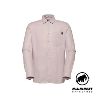 【Mammut 長毛象官方直營】Alvra Summer LS Shirt 透氣排濕長袖襯衫 男款 紫風輪 #1015-01570