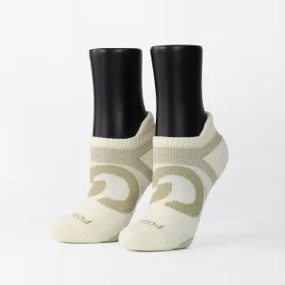 【FOOTER】環形360度減壓船短襪(T100-沙杏)