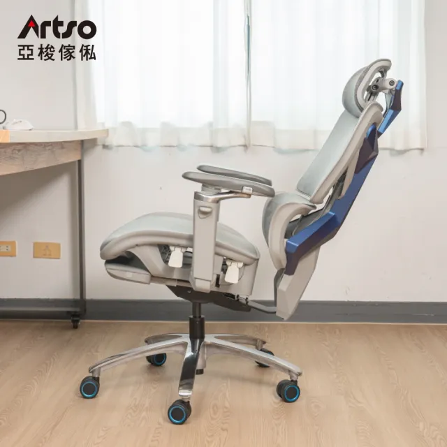 【Artso 亞梭】Drift-V 動態支撐電競工學椅-星耀藍(自行組裝/電腦椅/人體工學椅/辦公椅/椅子)