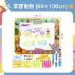 【OhBabyLaugh】水畫布+全套配件(兒童遊戲畫布/重複使用畫布/地墊/繪畫布/水畫筆/水畫本)
