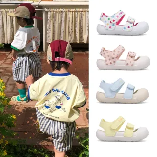 【NEW BALANCE】NB 童鞋_男童/女童_繽紛色包腳趾涼鞋