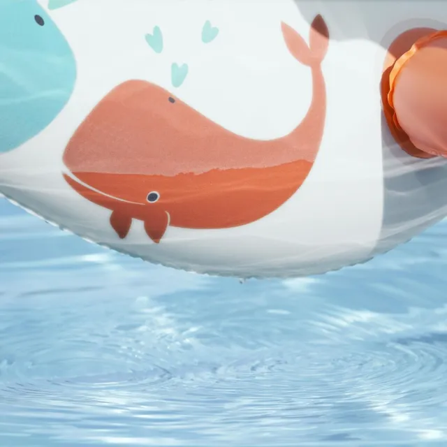 【BESTWAY】舒適絨面防曬嬰兒浮船 3歲以上(浮具)