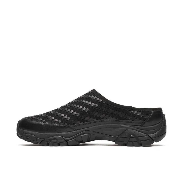 【MERRELL】Moab 2 Slide Ltr Woven Se 男女 休閒鞋 穆勒鞋 黑(ML2032949)