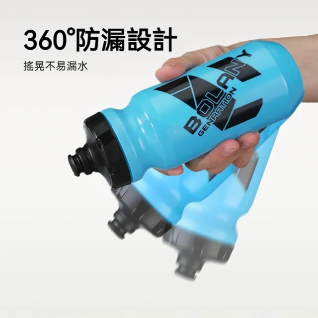 610ml 擠壓式自行車水壺-單層款(防塵設計 自行車水壺 路跑 馬拉松)