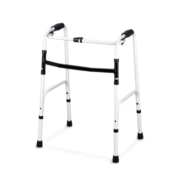【助行器】銀霧黑標準型(#助行器老人四腳助步器#老人扶手架#輔助行走復健#走路專用拐杖)