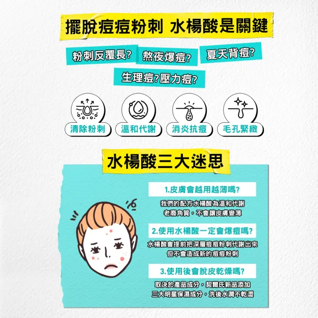 【Kiehl’s 契爾氏】官方直營 2%水楊酸三合一淨痘潔膚乳125ml(Kiehl’s/新品上市/抗痘/減少痘痘粉刺)