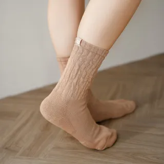 【FOOTER】Soft 雲朵皺皺襪(N202-拿鐵)