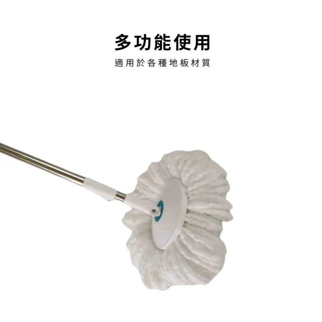 【美琦】手壓旋轉拖把桶組(手壓旋轉拖把 拖把組 旋轉拖把)