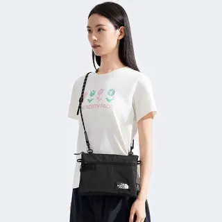【The North Face 官方旗艦】北面男女款黑色休閒單肩包｜8DJQKX7(斜背包)