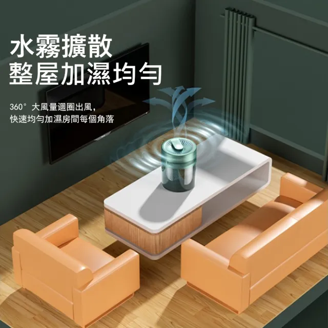 【Sager】智能數顯冷蒸發無霧加濕器 (大容量空氣加濕機/不濕桌面/冷蒸發自然潤澤/低噪水潤機)