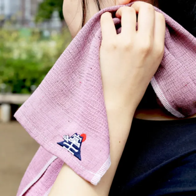 【KONTEX】原廠正貨 100%日本製 MOKU 富士山刺繡輕薄速乾透氣吸水長毛巾 運動毛巾(2色) 33x100cm