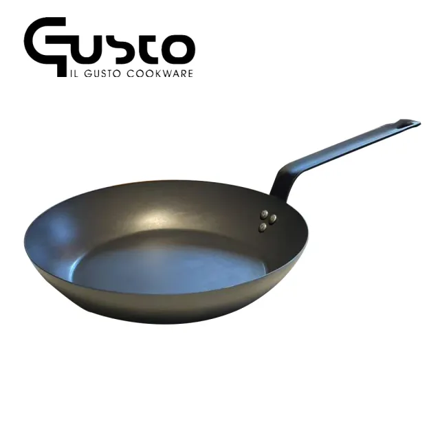 【GUSTO】24cm黑鐵平底鍋