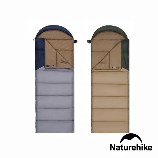 【Naturehike】晴天PL02可拼接機洗帶帽睡袋 U450 WS028(台灣總代理公司貨)