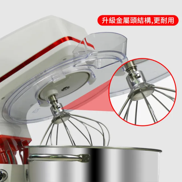 【Felsted 菲仕德】廚師機 和麵機 110V 家用全自動揉麵機 8L 電動攪拌機 麵包機/打蛋器/攪面機/打蛋機