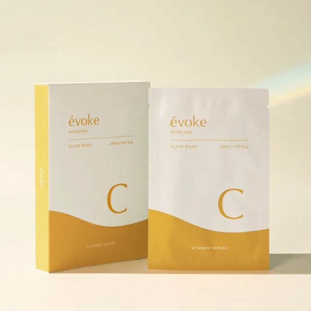 【JAN DAN 簡單】《☆voke》維他命C水光面膜(淨亮煥膚)