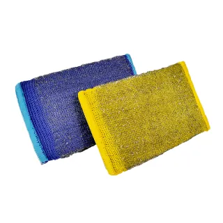 【Scrub Daddy 微笑老爹】鋼鐵老哥菜瓜布(彩色2入)