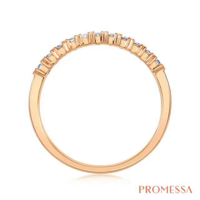 【PROMESSA】星宇系列 23分 18K玫瑰金鑽石戒指/線戒(女戒)