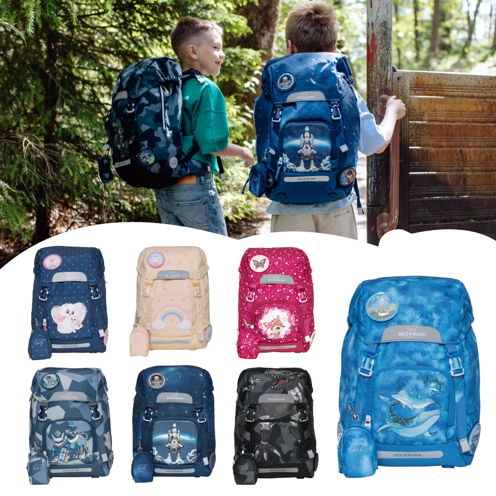 Beckmann Classic兒童護脊書包 22L,小一入學挪威書包,適合110-140cm身高)