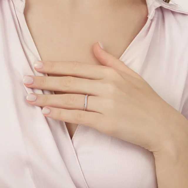 【PROMESSA】PT950鉑金 星宇系列 鑽石戒指(女戒)
