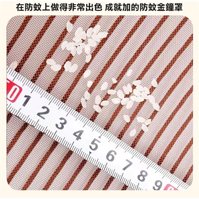 【COMET】金剛網加密防蚊防偷窺磁吸門簾-花海兔子(靜音門簾 免打孔門簾 防蚊門簾 磁釦門簾/YJB013)