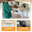 【IHouse】雙電機+實木 105cm工學電動升降桌(兒童書桌/辦公桌/書桌/站立桌/電腦桌/成長桌)