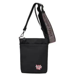 【Onitsuka Tiger】鬼塚虎 官方旗艦店 黑色老虎圖標肩背包小(3183B216-001)