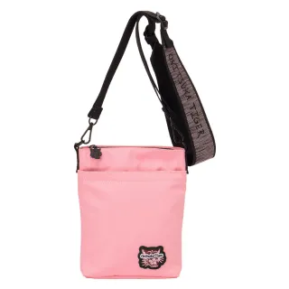 【Onitsuka Tiger】鬼塚虎 官方旗艦店 粉色老虎圖標肩背包小(3183B216-700)
