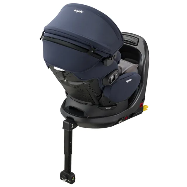 【Aprica 愛普力卡】Fladea Grow EVER ISOFIX 磁吸扣(0-4歲 360旋轉 坐臥二用 平躺汽座)