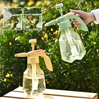 【Homeco】氣壓式澆花噴霧瓶 植物澆花噴灑水壺 植栽噴花壺(消毒噴瓶  澆花器   高壓噴霧壺)