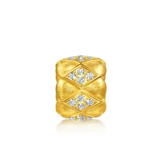 【點睛品】七曜銀杏 鑽石黃金串珠