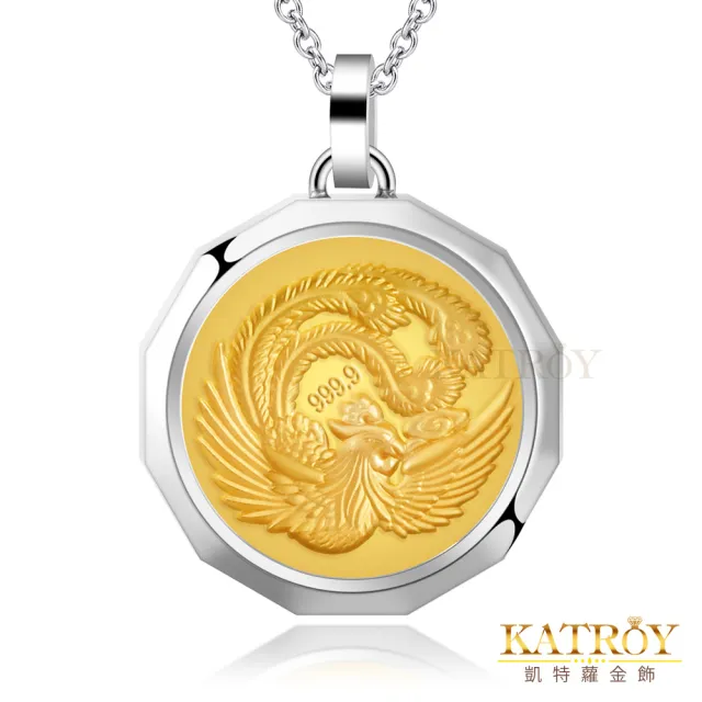 【KATROY】黃金項鍊．新年禮物．幸運．祝福(吉祥鳳)