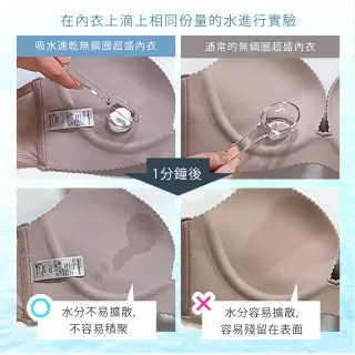 【aimerfeel】單品內衣吸水快乾無鋼圈超盛內衣-藍灰色/珍珠藍(1104014-SB)