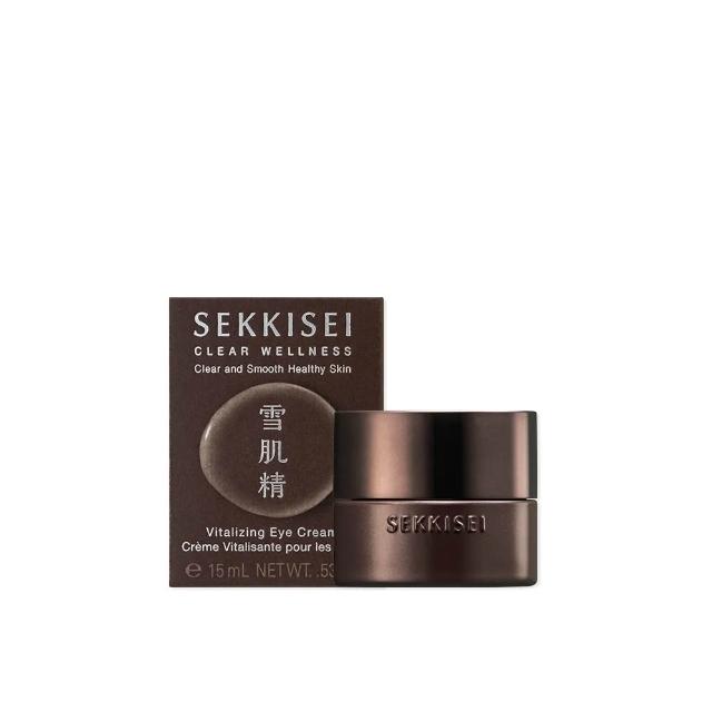 【KOSE 高絲】雪肌精 漾活黑酵母精萃亮眼霜15g