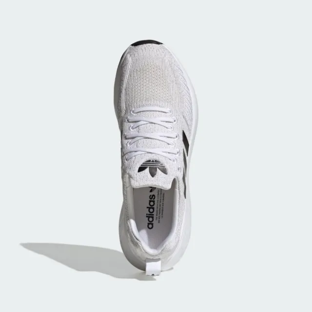 【adidas 愛迪達】Swift Run 22 男 運動休閒鞋 舒適 白 黑(GY3047)