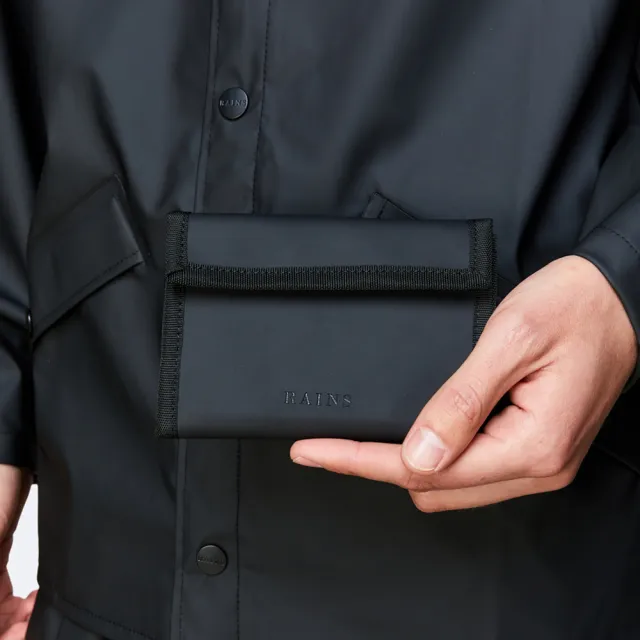 【Rains】Velcro Wallet 防水摺疊短夾