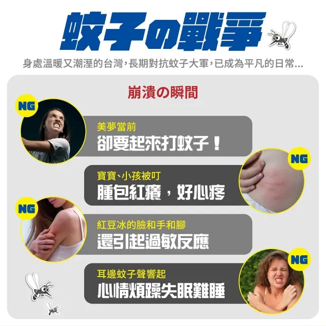 【鱷魚】防蚊戰士-蚊の驅除噴霧60ml-3入組(噴一下可維持16小時、可防治蚊子、蒼蠅、小黑蚊)