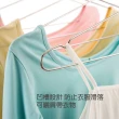 【樂邦】不鏽鋼防滑衣架40cm+45cm/100入(曬衣架 晾衣架 收納)