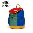 【The North Face 官方旗艦】北面兒童多色拼接繽紛幾何翻蓋式拉鍊後背包｜52VWATM(書包)