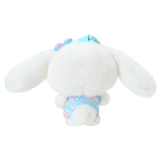 【小禮堂】雙11 Sanrio 三麗鷗 大耳狗 絨毛玩偶吊飾 小碎花棉布風格(平輸品)