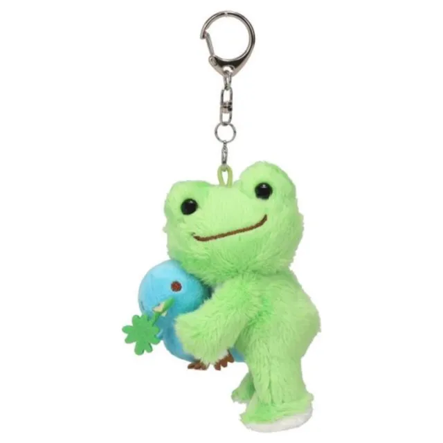 【小禮堂】雙11 Pickle the frog 泡菜蛙 絨毛吊飾娃娃 抱朋友款(平輸品)